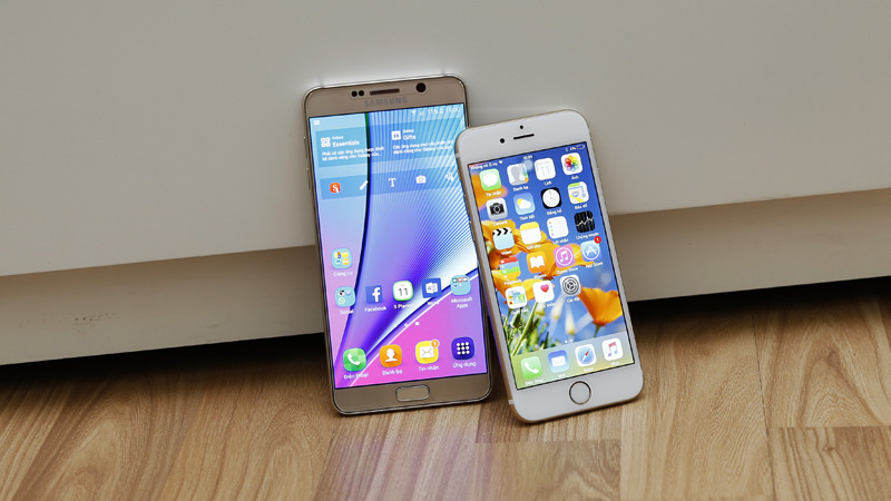 iPhone 6, 6 Plus cũ giá rẻ và Samsung Galaxy Note 5- Kẻ 8 lạng, người nửa cân