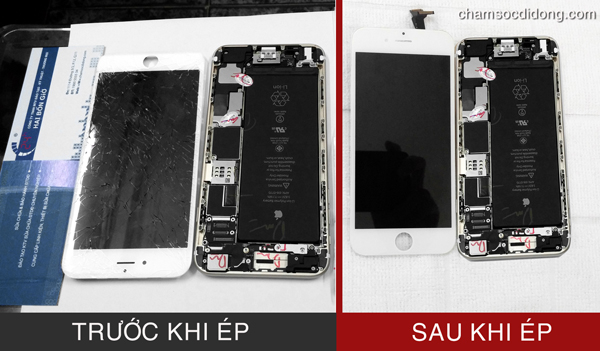 Thay màn hình, ép kính cảm ứng iPhone 6, 6 Plus uy tín, chất lượng tại TPHCM