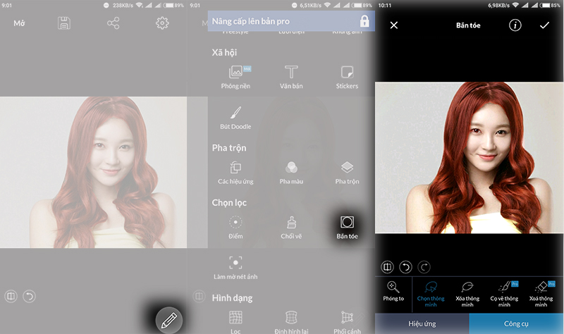 Thay đổi màu sắc ảnh trên Android với ứng dụng chỉnh sửa ảnh LightX hình 9