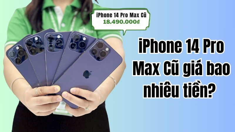 iPhone 14 Pro Max cũ giá bao nhiêu tiền? [Cập nhật mới nhất]